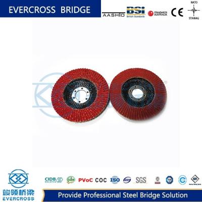 China 180*22 mm Goed slijpvermogen Abrasive flap disk voor het polijsten van oppervlakken Te koop