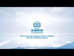 GW D Large Span Modular Bridge Installation