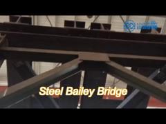 top sale large load bailey bridge pier with long life painted surface to usa