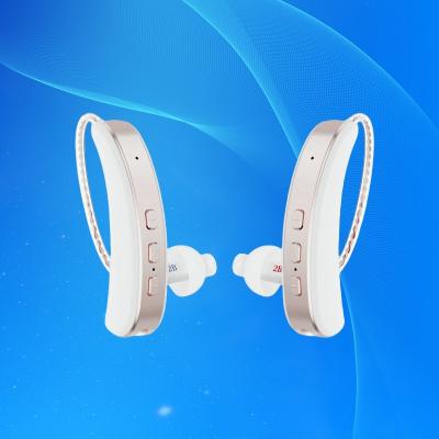 China Rechargeable Hearing Aid Digital Monaural Bte Golden 4.2g Hearing Aids With Noise Reduction for sale