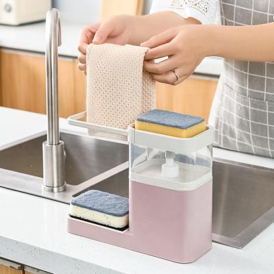 China Hot Selling Foam Soap Dispenser Household Liquid Soap Dispenser Pump Kitchen Manual Plastic Soap Liquid for sale