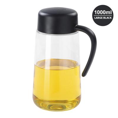 China Freshness Preservation Kitchen Products Cooking Transparent Oil Pot Oil Jar Bottle Glass Jar For Oil for sale