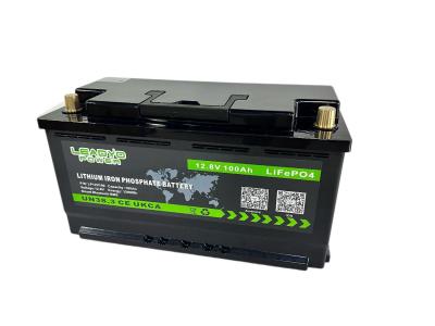 China Twee doelen dienende Mariene Lithium ionenbatterij 12v 100Ah CCA1200 LiFePO4-Aanvang & Diepe Cycluslifepo4 Batterijen Te koop