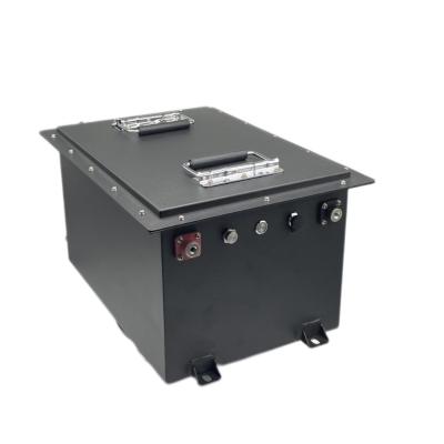 China Oplaadbare lithium ijzeren batterijen 36V 100Ah Golfkar LiFePO4 batterij Te koop