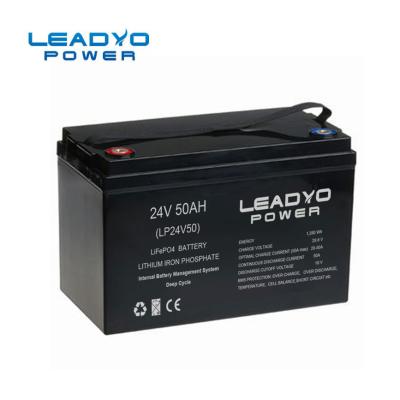 Cina Peso leggero astuto della batteria 24V 50Ah della macchina di pulizia del pavimento LiFePO4 in vendita