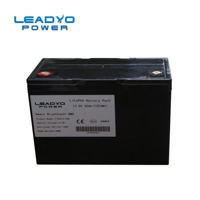 China Ciclo profundo Marine Lifepo 4 baterias 12V 80Ah Marine Boat Batteries à venda