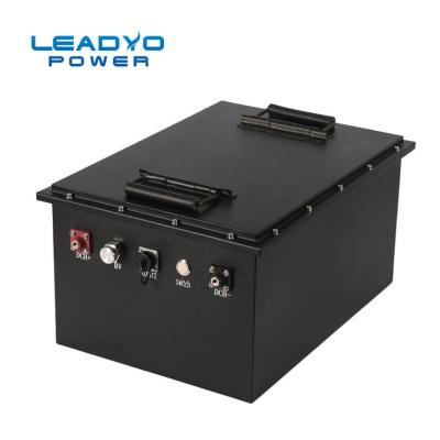 Cina pacchetto profondo di pulizia della batteria del AGV del ciclo LiFepo4 della batteria della macchina del pavimento di 48V 100Ah in vendita