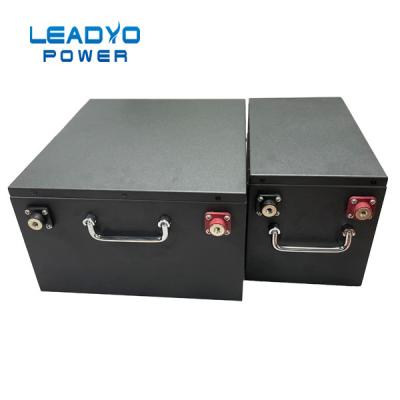 Chine caisse en métal de noir de batterie d'Ion Deep Cycle rv du lithium 12V avec BMS futé à vendre