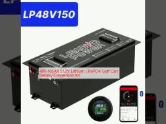 48V 105Ah 51.2V Lithium LiFePO4 Golf Cart Battery Conversion Kit