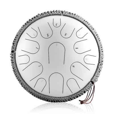 China 15 Tone Titanium [MOOZICA Titanium Steel Model] Adult Beginner Percussion Instrument Children New Drum Ethereal Steel Tongue Drum for sale