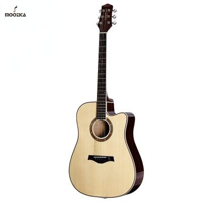 China Basswood OEM Veneer Guitar38 Customizable Guitar Folk Face GA/DC18 Single Custom 41 Inch Guitar Maker for sale