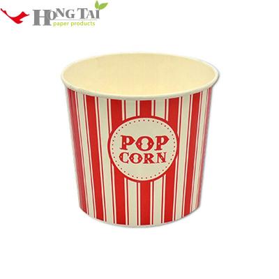 China Custom Printing Fried Chicken Paper Bucket Popcorn Disposable Paper Cup Biodegradable for sale