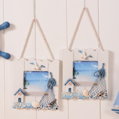 China Environmentally Friendly Wooden Mediterranean Style Frame Photo Frame Creative Gift for sale