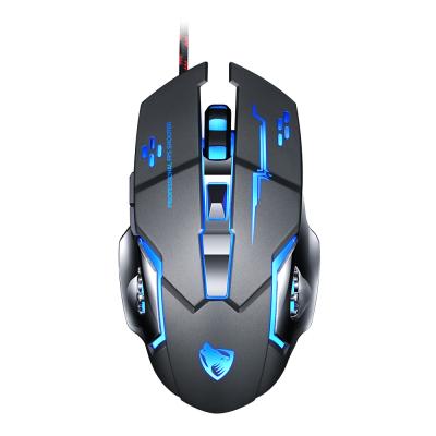 China High DPI Gaming Mouse Wired Mechanical Colorful Mouse Usb LED Lights Computer PC PC Mouse for sale