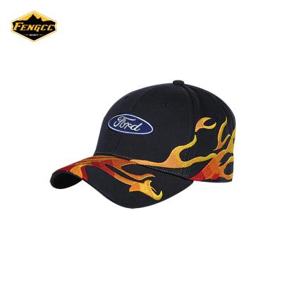 China JOINT High Quality 100% Cotton Twill 5 Panel Baseball Cap For Car Racing for sale