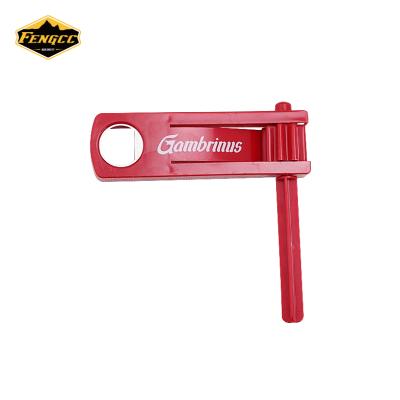 China Viable New Arrival Beer Bottle Opener Key Chain OEM Aluminum Metal Bottle Opener for sale