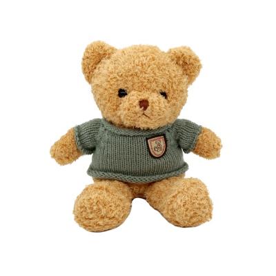 China China eco-friendly material supplier cute teddy bear toy with sweater stuffed toy for birthday gifts valentine presents for sale