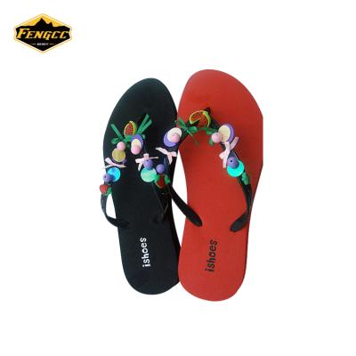 China 2015 Design Flip Flops New Style Wholesale Basic Solid Lady Cheap Beach Slippers for sale