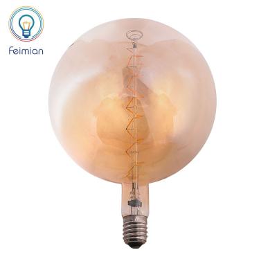 China High Quality Customs Lead Lamp Retro Edison Retro Bulb Incandescent Filament Bulb Spiral High Brightness for sale