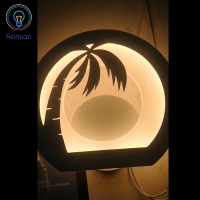 China Factory wholesale modern hot sale usb rechargeable coconut tree led night lights for sale