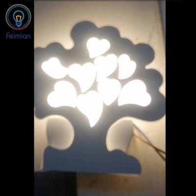 China Wholesale Modern Custom Design Night Light Lamp ABS Tree Like Night Lights for sale