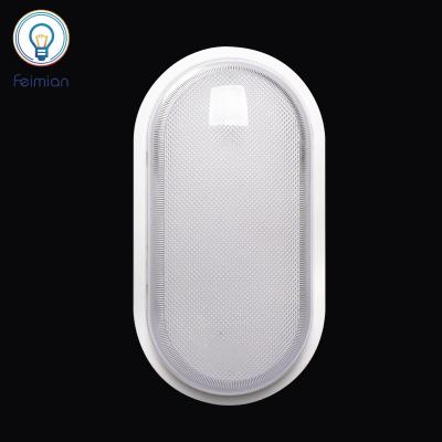 China Morden LED Oval Wall Mounted Bulkhead Light 22+10W IP55 Moisture Resistant Outdoor Wall Light for sale