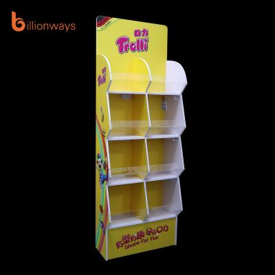 China Modern customized floor standing PVC foam shelf/hot style toothpaste POS display shelf/PVC foam board forex display stand for sale