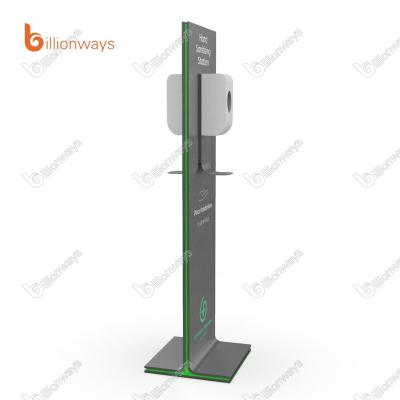 China Patent Design Touchless Automatic Floor Stand Public Places 5L Sensor Hand Sanitizer Soap Dispenser Floor Stand With Display Panel for sale