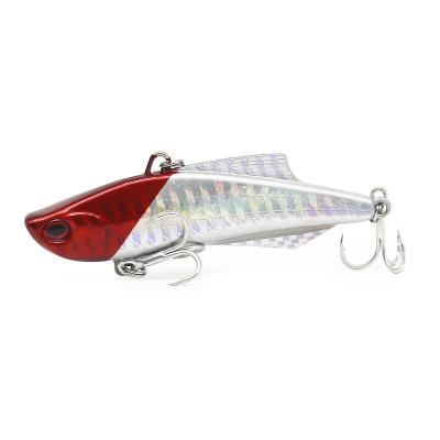 China Vivid Fish Action Factory Vibration Swim Sinking Rattle Hard Bait VIB Artificial Fishing Lure 7cm 20g Metal Lipless Jig for sale