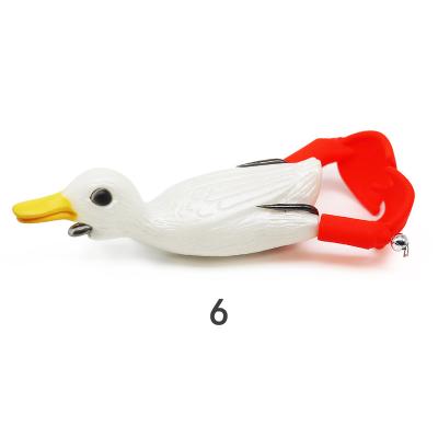 China Realistic 3D Soft Plastic Fishing Eyes Swimming Lure 11g 90mm Duck Lure New Releases Vivid Fish Action For Bass Trout for sale