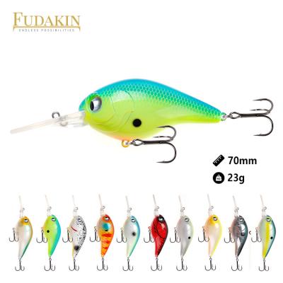 China Hot Selling New Design ABS Swim Bait Free Sample Fishing Lure Wobblers Crankbait Swim Bait for sale