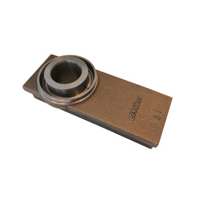 China Undercarriage Idler Frames OEM Green Sand Casting Parts Cast Iron Brackets Iron Foundry Iron Castings for sale