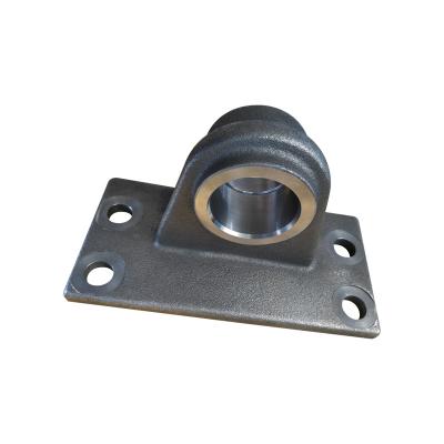 China Casting Crane Parts Lost Wax Steel Cast Steel Frames Custom Machining Crane Parts for sale