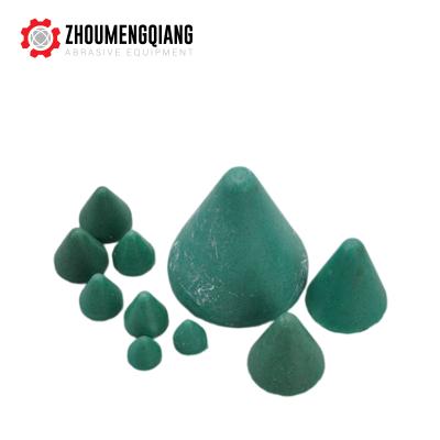 China Variety of Plastic Grinding Media Cheap Plastic Grinding Polishing Vibratory Finishing Sizes Media Grinding Media for sale