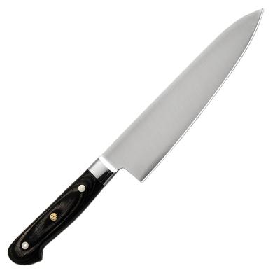 China Sustainable 1.4116 Pakkawood Knives Premium German Steel Empty Kitchen Knife Chef for sale