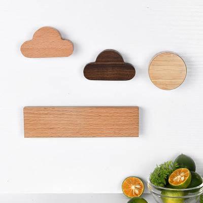 China Mini Bamboo Wooden Magnetic Knife Viable Strip Strong Magnetic Knife Holder For Home Kitchen for sale