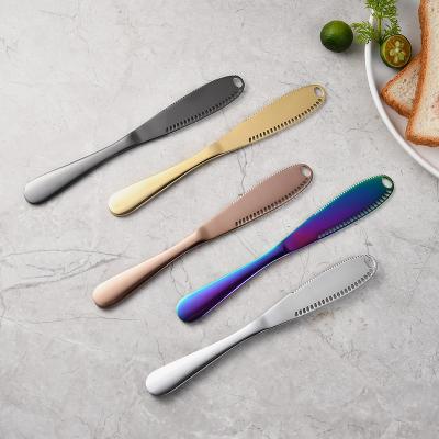 China Sustainable Multifunction 3 In 1 Stainless Steel Tableware Cutlery Cheese Tools Butter Spreader Knife for sale