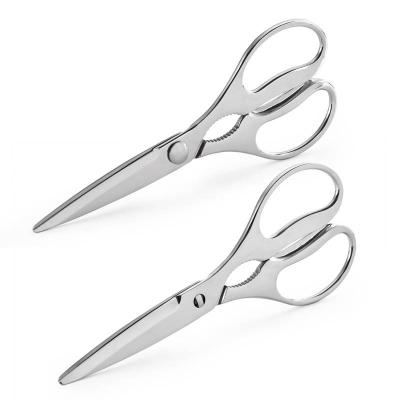 China Various Color Stainless Steel Kitchen Poultry Shear Seafood Crab Cutter Home Available Multifunctional Kitchen Scissors Cutter With Sheath for sale