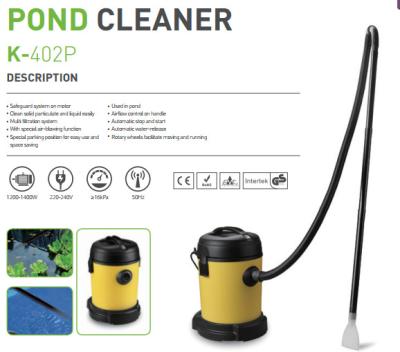 China CE GS 25L 1200W Wet Plastic Pond Vacuum Cleaner Tank OEM With Water Drain for sale