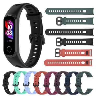 China Silicone Silicone Wrist Strap For Huawei Honor Band 5i Wristband Strap For Huawei Band 4 Watch Band for sale