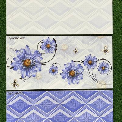 China Glazed metallic tiles 30x60/30x45cm ceramic tile production house front wall tiles design kitchen wall tiles for sale