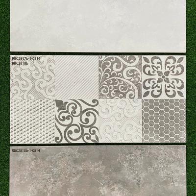 China Glazed metallic tiles 30x60/30x45cm ceramic tile production house front wall tiles design kitchen wall tiles for sale