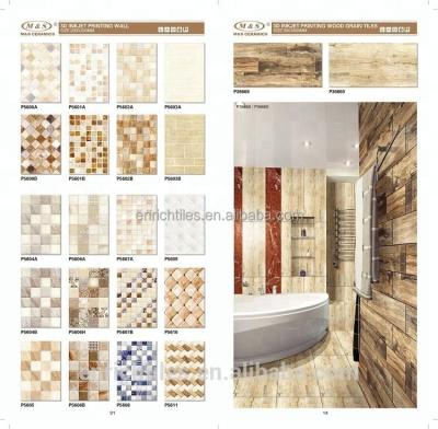 China Glazed Metallic Tiles 2018 Beautiful Hot Selling Design 3D Inkjet Wall Tiles For Interior Wall Tiles for sale