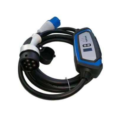 China 220V IEC62196 32A ECO Industrial EV Cable Mode 2 Charging Type - 2 evse Charger for sale