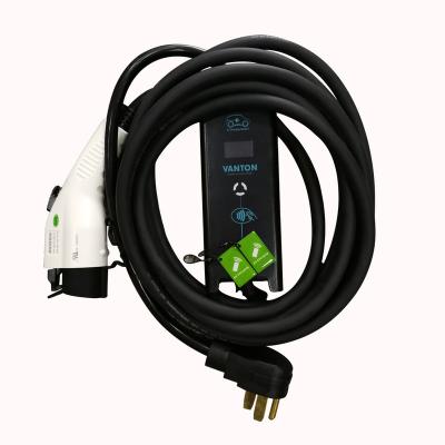 China evse level 2 charger 110-230Vac j1772 40A home use evse industrial cable ev fast ev charger nema14-50 for sale