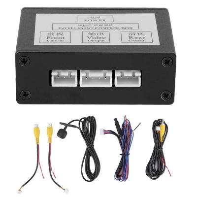 China Car Video Parking Converter Car Parking Channel Video Channel Converter Front / Side View And Rear View Camera Control Box System for sale