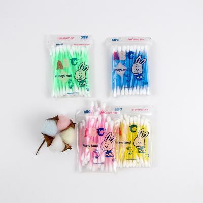 China Bud Swab Stick, Customized Clean Baby Mini Cotton Buds Baby Care Plastic Color Sticks Ear Swabs Baby Care Maker for sale