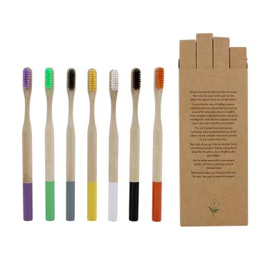 China Organic Bamboo Toothbrush Bristles BPA FREE Biodegradable Recyclable Eco Friendly Wholesale Vegan Bamboo Toothbrush for sale