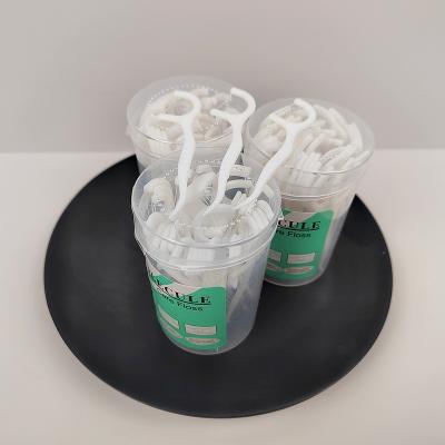 China restaurant & High quality dental floss household manufacturer price eco flosser tooth pick-30pcs for sale