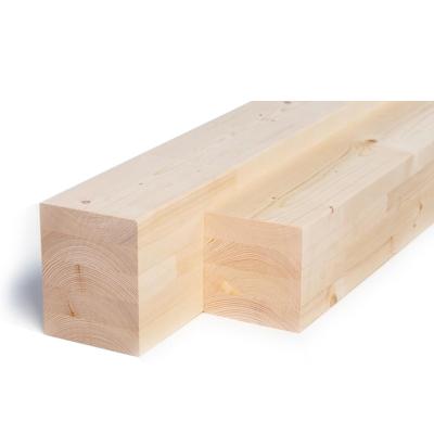 China Thermal Insulation Laminated Bonded Timber Structural Finger Jointed GLT Glulam Solid Bonded Laminated Timber for sale